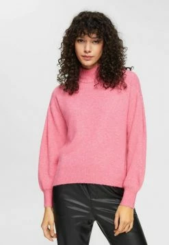 Esprit MIT STEHKRAGEN - Jumper - Pink