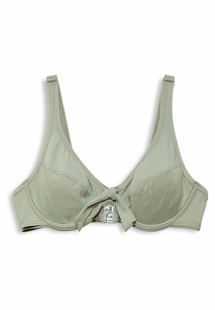Esprit UNWATTIERTER - Bikini Top - Light Khaki - Image 8