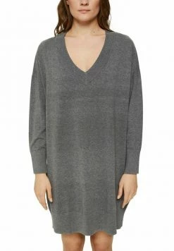 Esprit Jumper Dress - Gunmetal