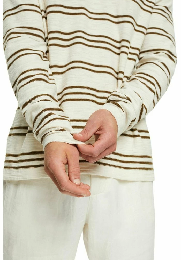 Esprit MIT STREIFENMUSTER - Jumper - Cream Beige - Image 8