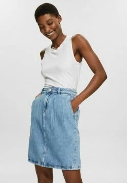 Esprit Denim Skirt - Blue Light Washed