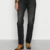 Esprit NEW STRAIGHT - Straight Leg Jeans - Black Dark Wash