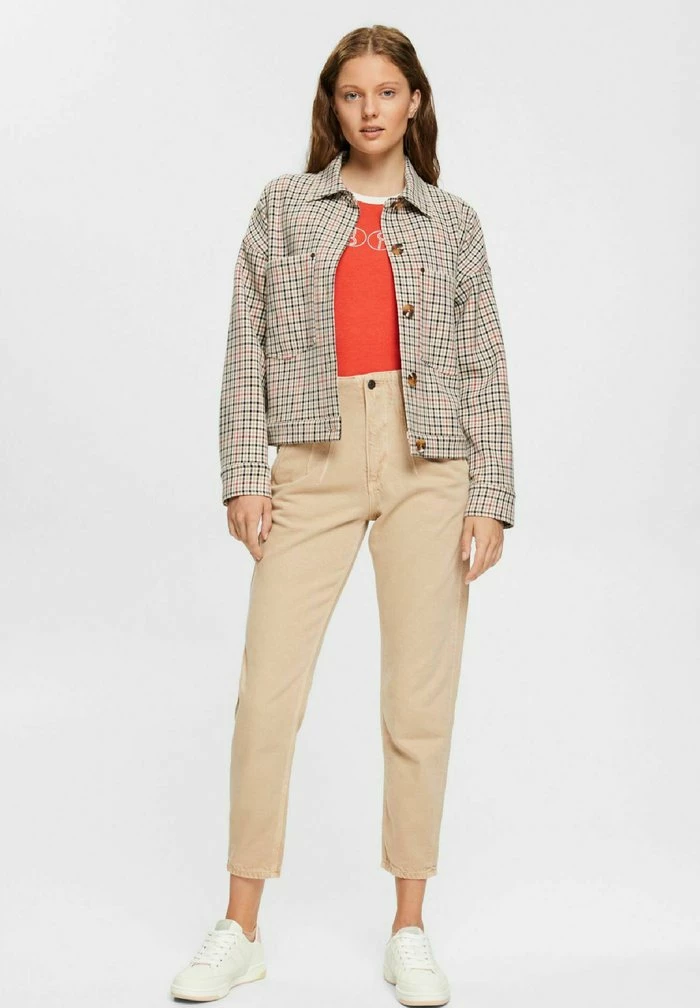 Esprit Print T-shirt - Orange Red - Image 2