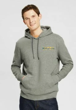 Esprit KLEINEM LOGO - Hoodie - Medium Grey