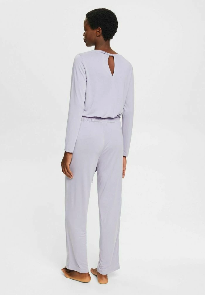 Esprit EVERYDAY LONG PANT - Pyjama Bottoms - Lavender - Image 3