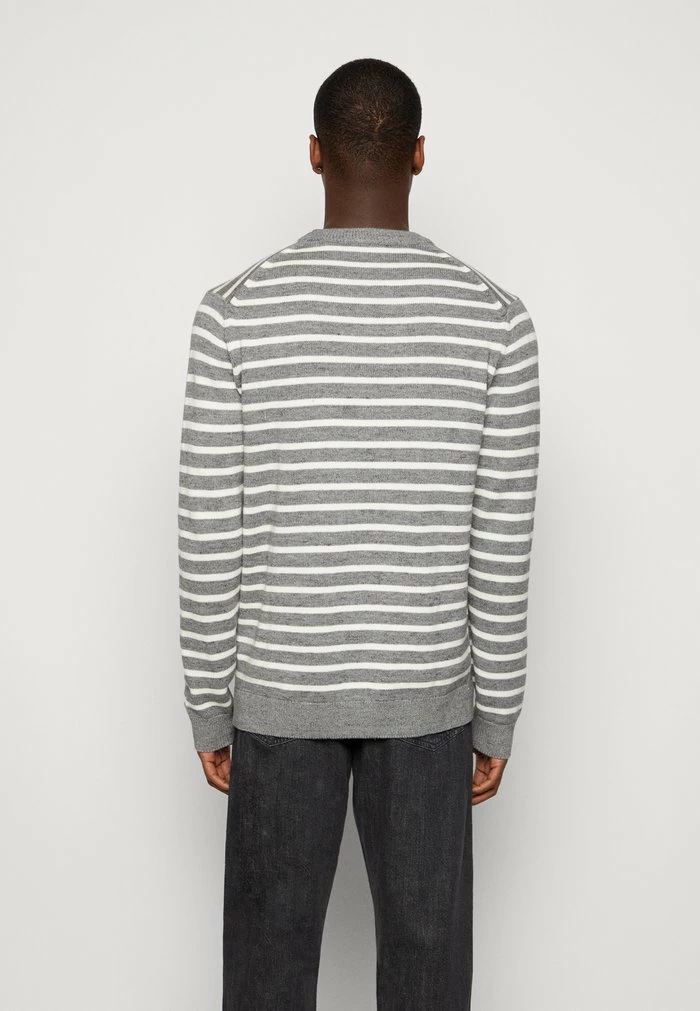 Esprit SUS STRIPY CNK - Jumper - Medium Grey - Image 3
