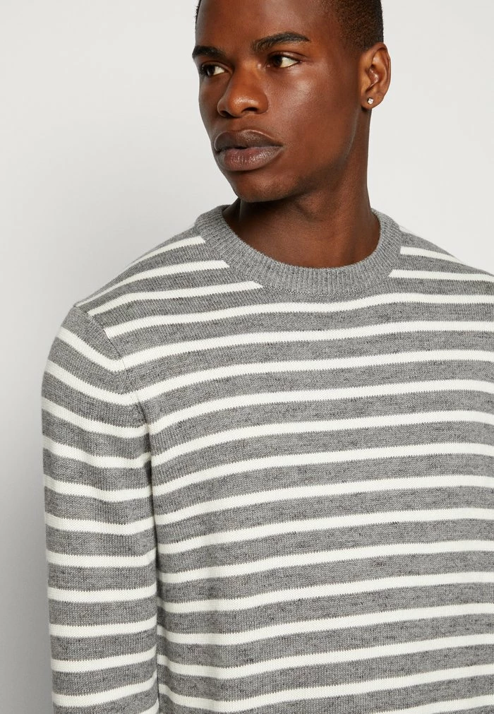 Esprit SUS STRIPY CNK - Jumper - Medium Grey - Image 6