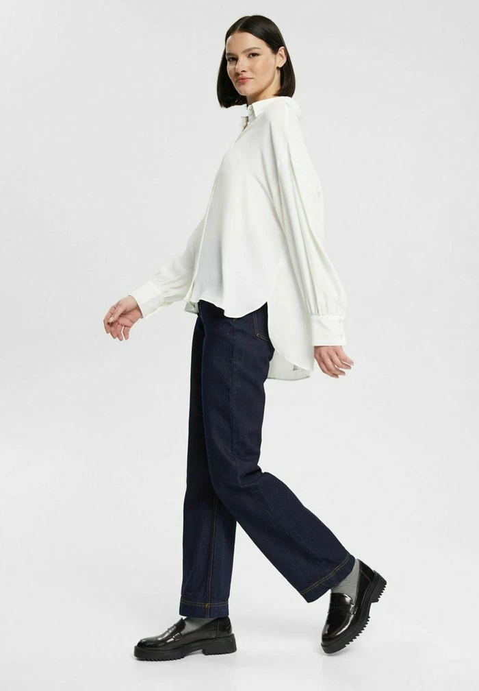Esprit Button-down Blouse - Off White - Image 6