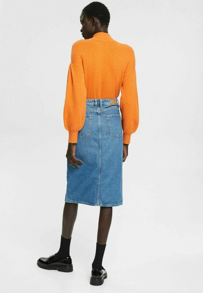 Esprit Pencil Skirt - Blue Medium Washed - Image 3