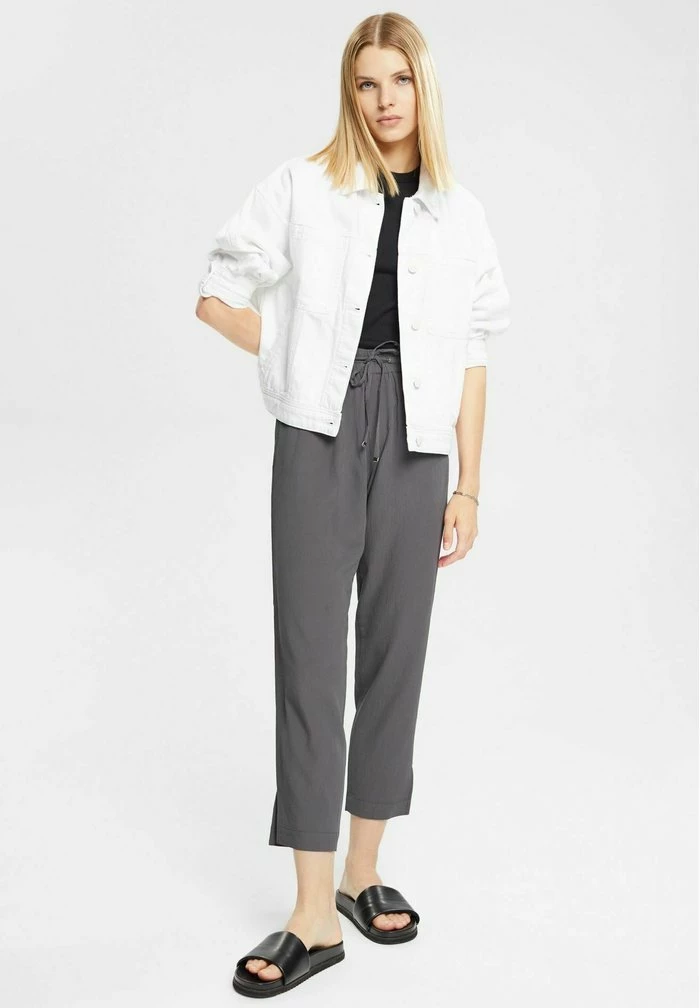 Esprit Trousers - Anthracite - Image 6