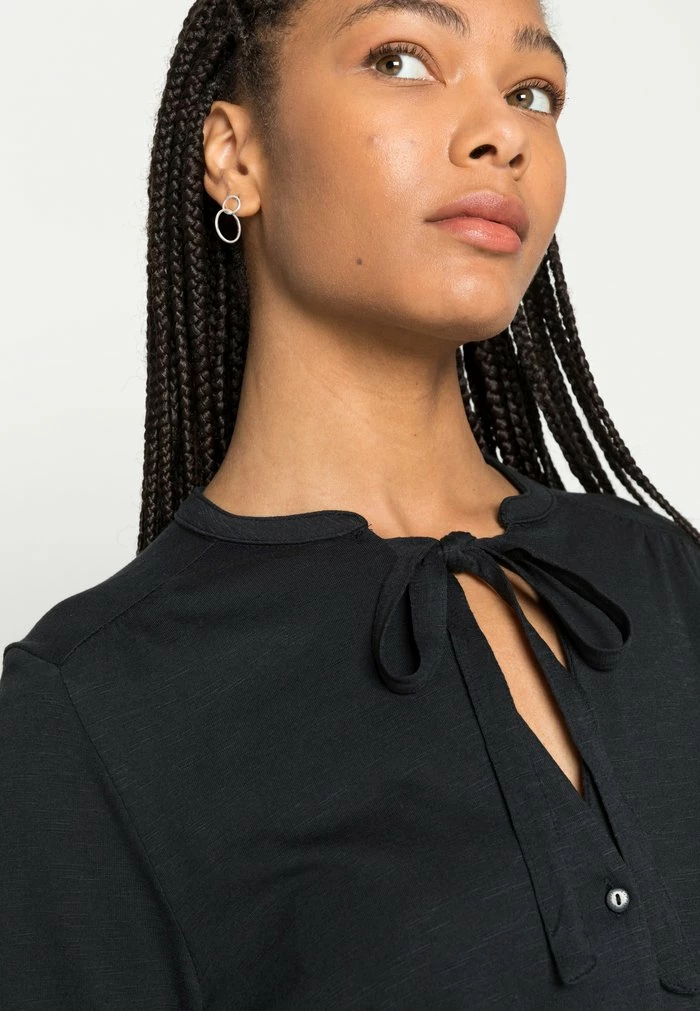 Esprit BOW TIE - Long Sleeved Top - Black - Image 5