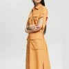 Esprit MIT GÜRTEL - Shirt Dress - Orange Red