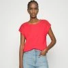 Esprit SUS SLUB - Print T-shirt - Coral Red