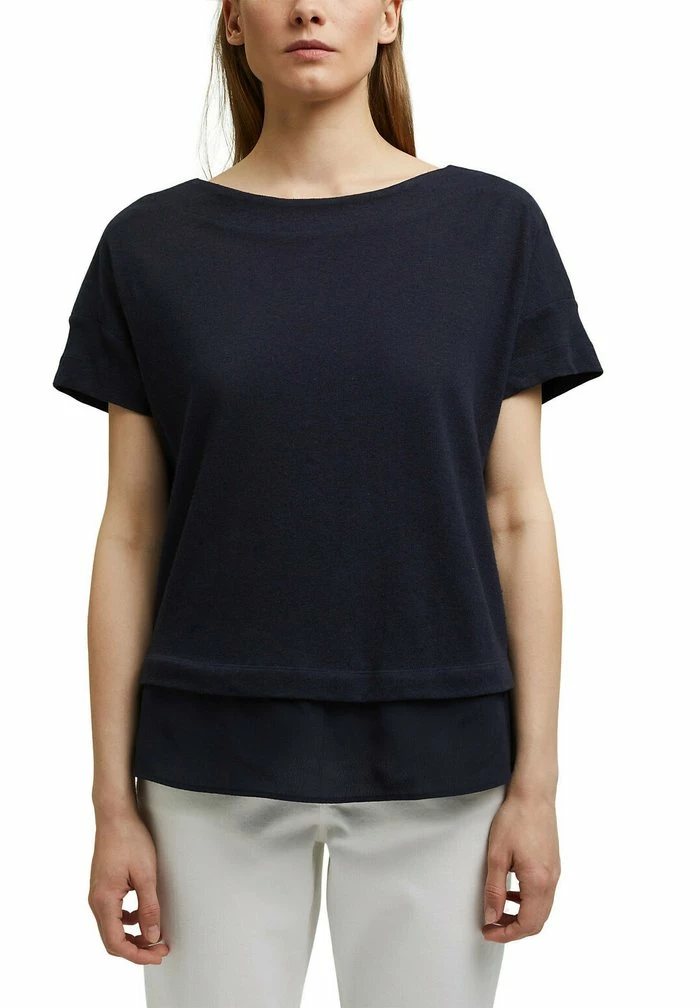 Esprit Basic T-shirt - Navy - Image 7
