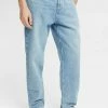 Esprit BALLOON FIT - Straight Leg Jeans - Blue Light Wash