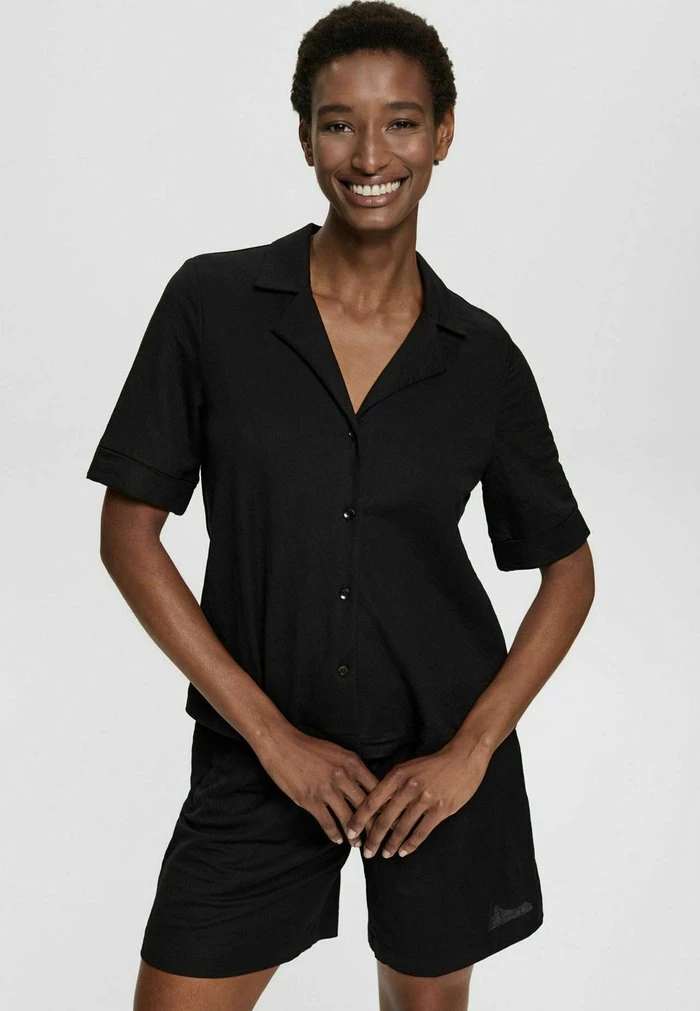 Esprit Button-down Blouse - Black