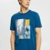 Esprit Print T-shirt - Petrol Blue