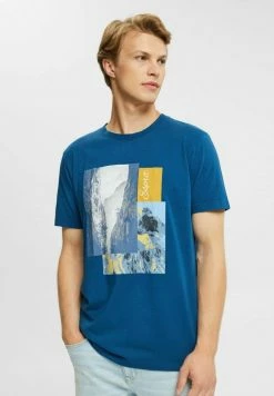 Esprit Print T-shirt - Petrol Blue