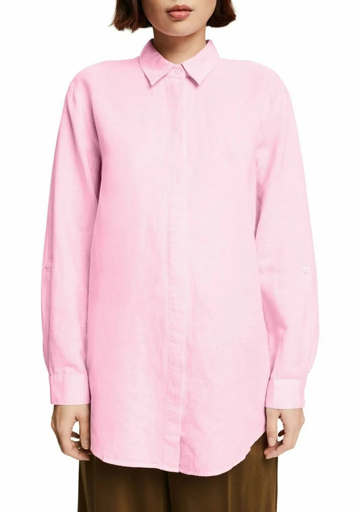 Esprit Button-down Blouse - Pink - Image 7