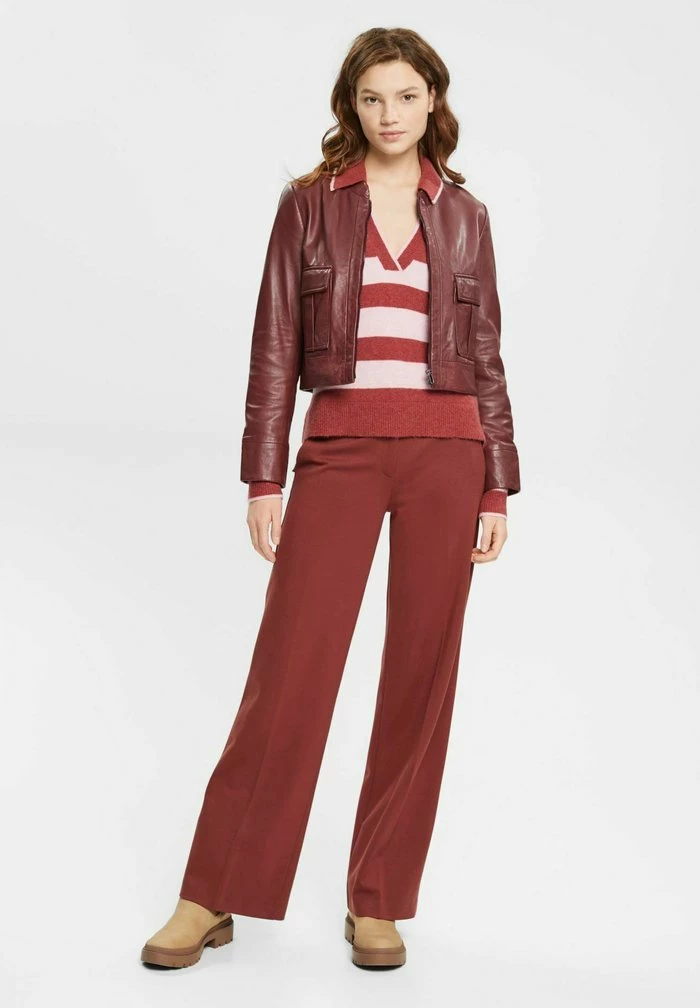 Esprit DEEP POLO - Jumper - New Terracotta - Image 2