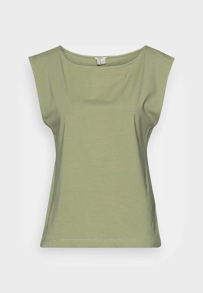 Esprit TEE - Basic T-shirt - Light Khaki - Image 4
