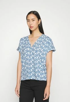 Esprit FLUID - Print T-shirt - Pastel Blue
