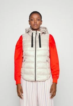 Esprit TAPE VEST - Waistcoat - Cream Beige