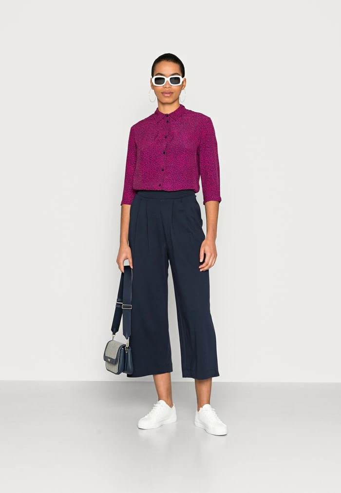 Esprit PIMA PANTS - Trousers - Navy - Image 2