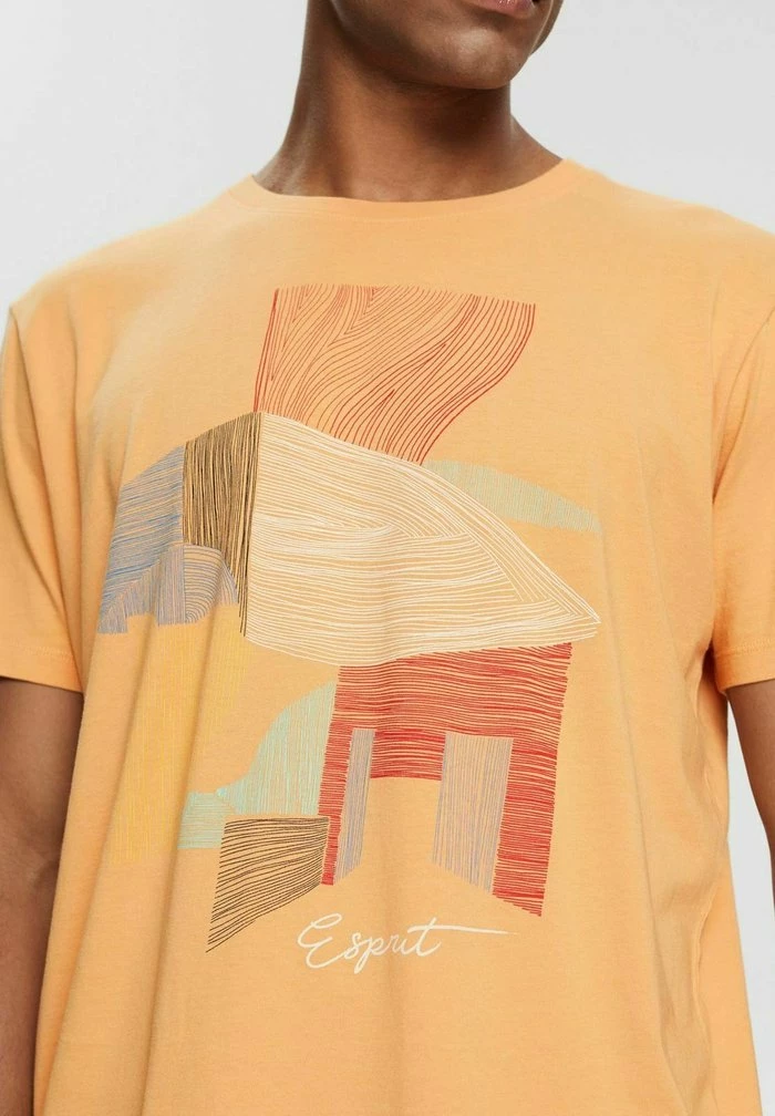 Esprit Print T-shirt - Peach - Image 4