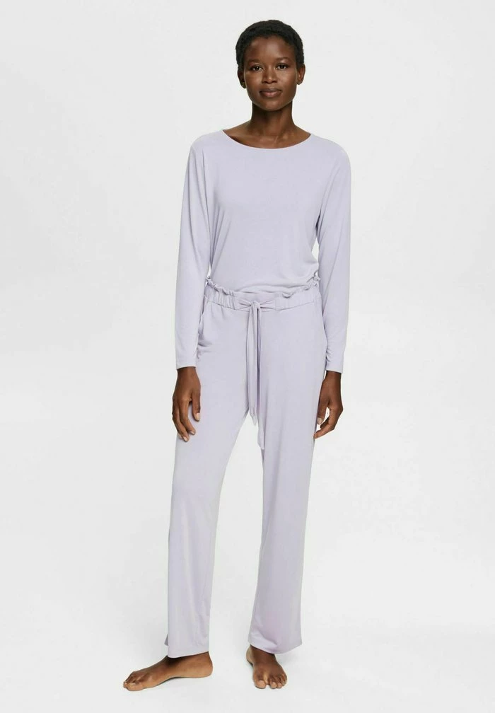 Esprit EVERYDAY LONG PANT - Pyjama Bottoms - Lavender - Image 2
