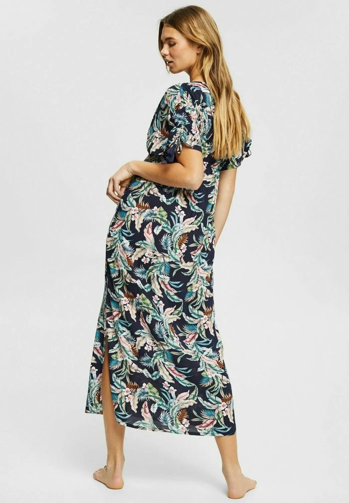 Esprit MIT TROPCIAL - Maxi Dress - Navy - Image 3