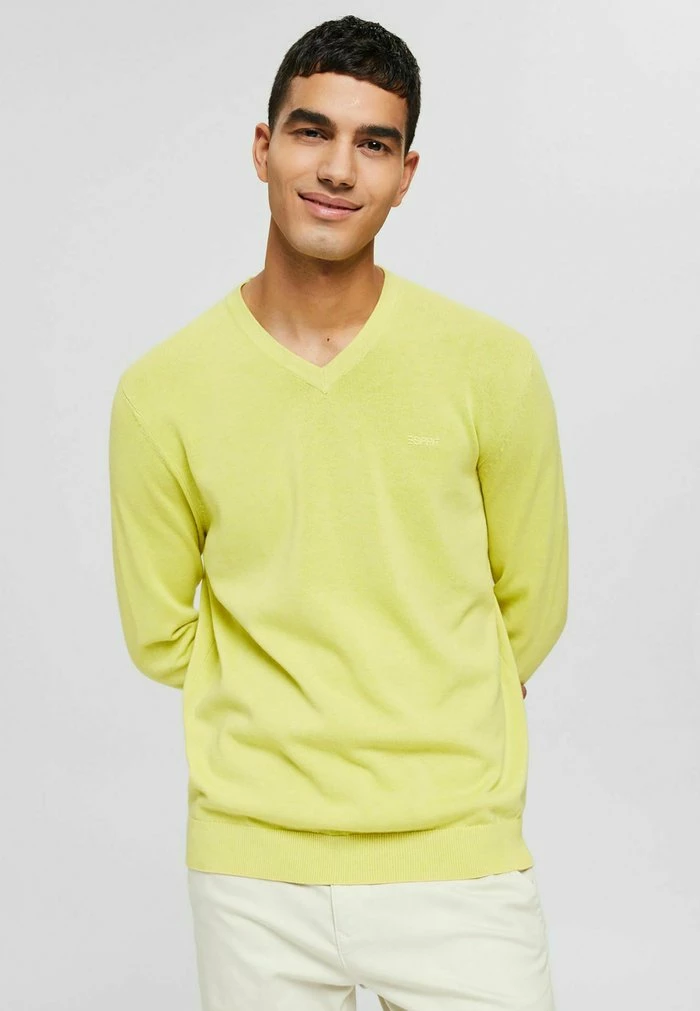 Esprit F PIMA V NK - Sweatshirt - Yellow - Image 5