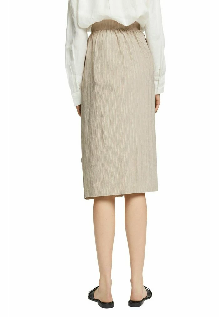 Esprit VACA SKIRT - Pleated Skirt - Light Taupe - Image 5