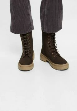 Esprit OTHERS - Platform Ankle Boots - Dark Brown
