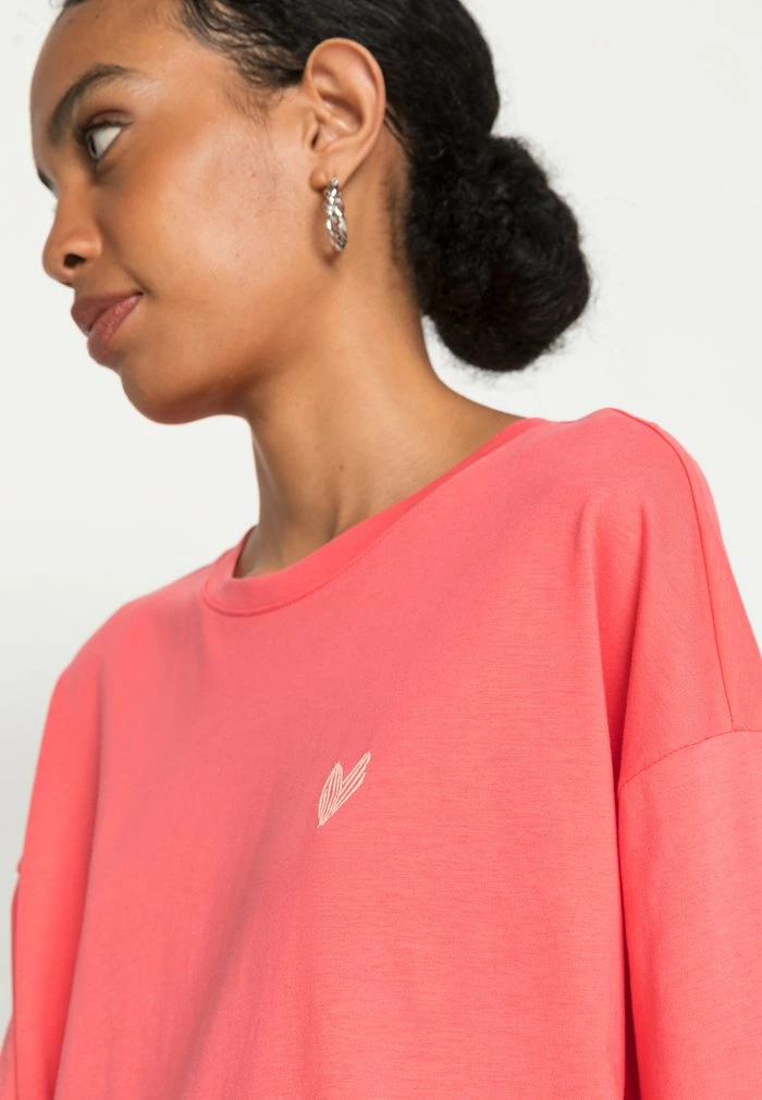 Esprit VACA - Print T-shirt - Coral Red - Image 5