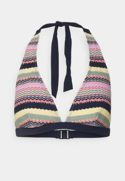 Esprit ANTIGUA BEACH PADDED HALTERNECK - Bikini Top - Navy