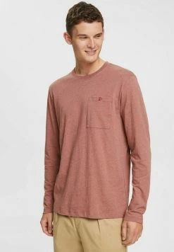 Esprit REGULAR FIT - Long Sleeved Top - Terracotta