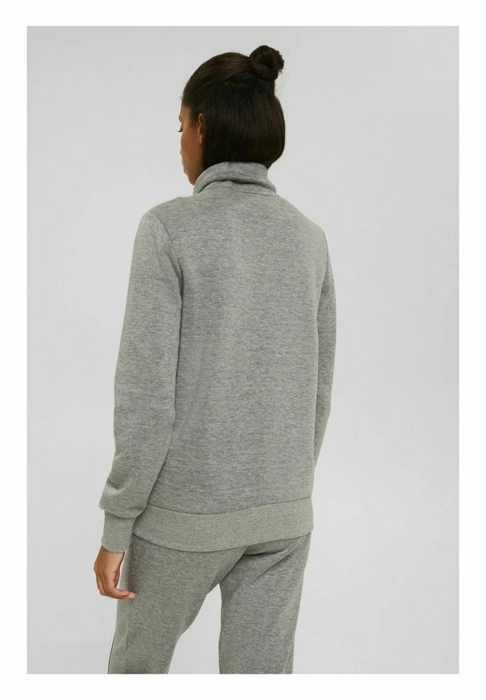 Esprit Zip-up Sweatshirt - Medium Grey - Image 5