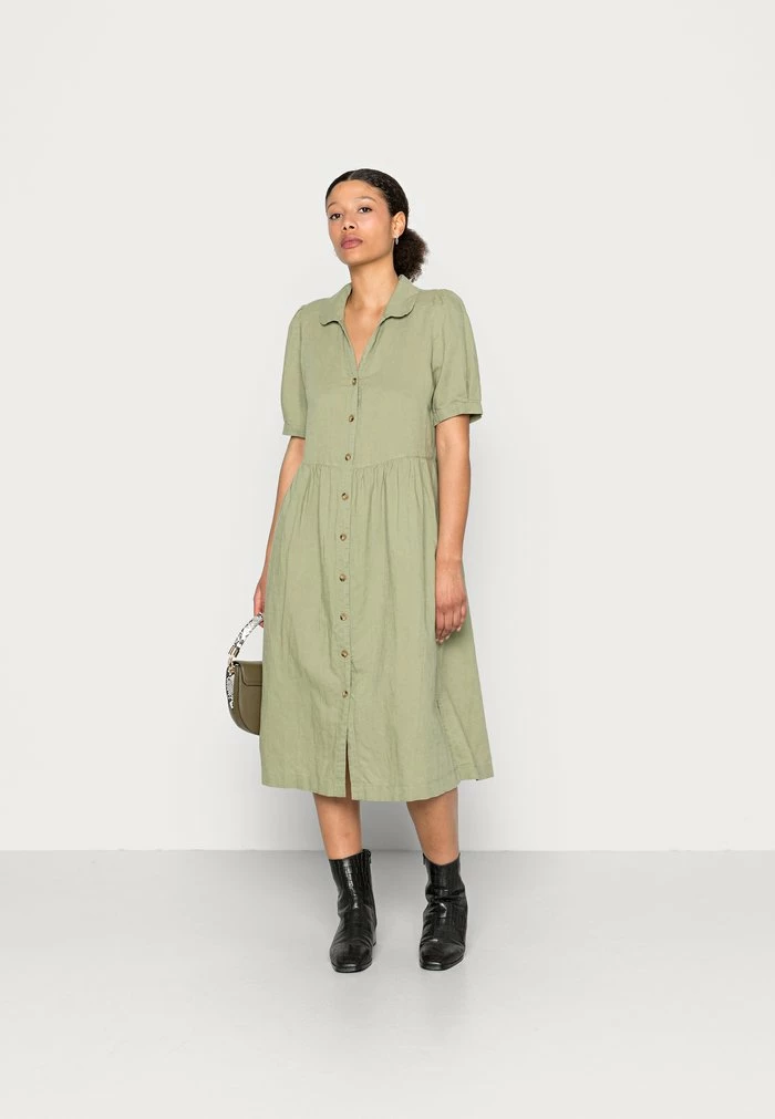 Esprit DRESSES LIGHT WOVEN - Shirt Dress - Light Khaki - Image 2